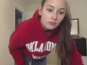 Супер милый стриптиз студентки